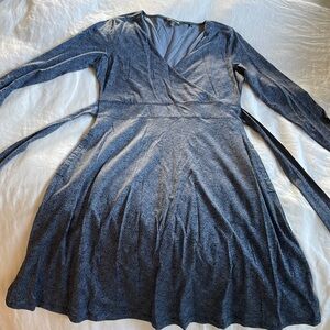 Toad & Co long sleeved blue dress, women’s size small